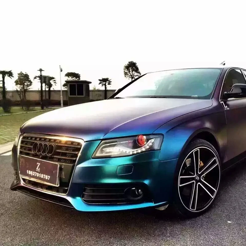 1.52X20M Air Free Bubbles 3 Colors Glossy Chameleon Car Wrap Vinyl Film Blue-Purple
1.52X20M Air Free Bubbles 3 Colors Glossy Chameleon Car Wrap Vinyl Film Blue-Purple