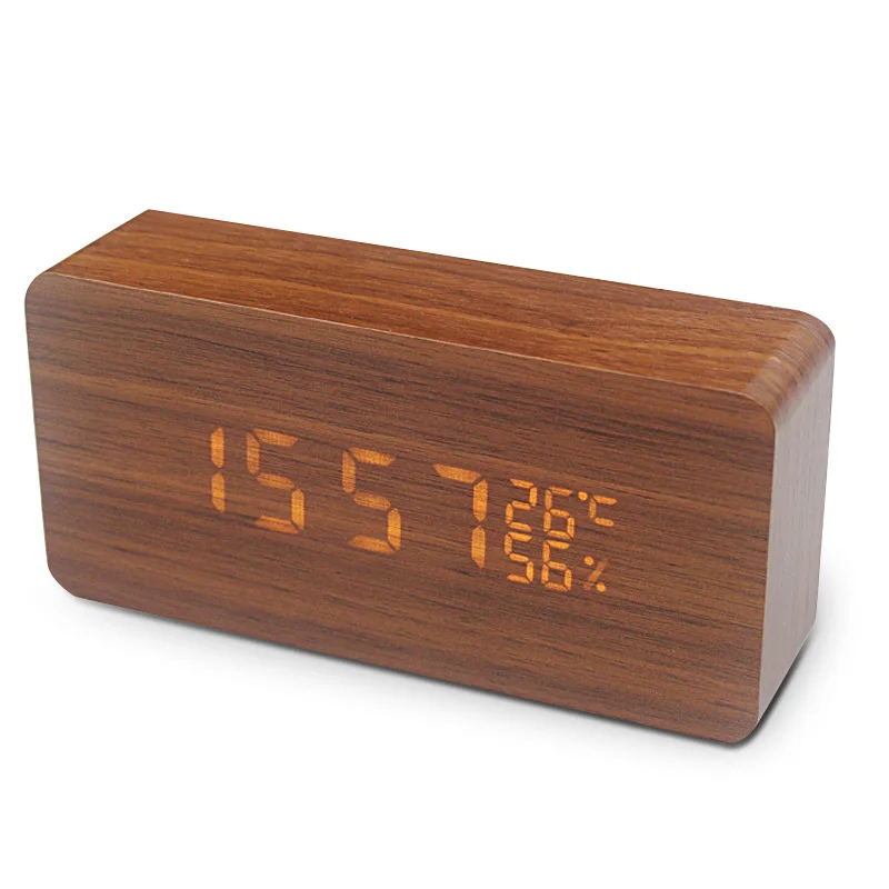 Led Bed Small Alarm Clock Lazy Alarm Clock Creative Gift Wooden Voice-Activated LED Electronic C Mini Alarm
Led Bed Small Alarm Clock Lazy Alarm Clock Creative Gift Wooden Voice-Activated LED Electronic C Mini Alarm