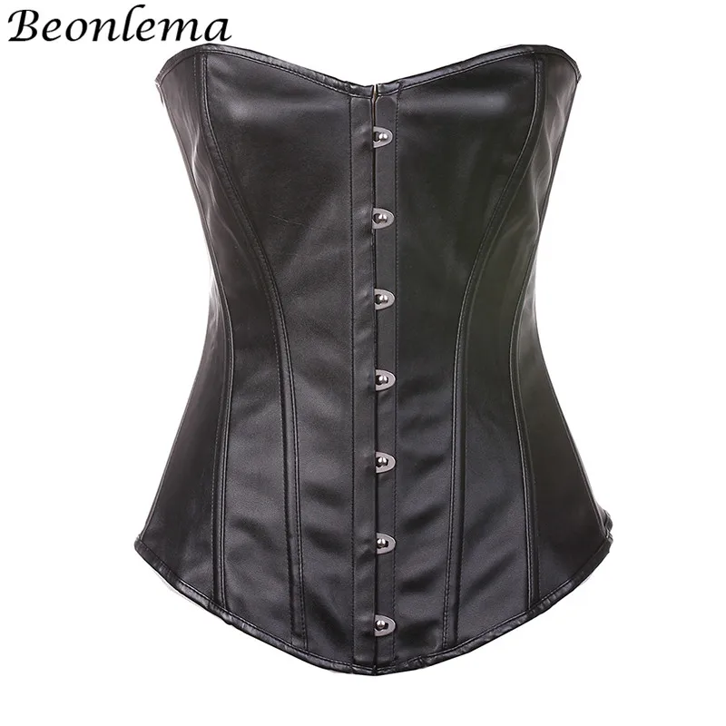 Beonlema Faux Leather Waist Corset Steampunk Overbust Plus Size Corsets Sexy Corset Push Up Women Body Modeling Red Lingerie 6XL
Beonlema Faux Leather Waist Corset Steampunk Overbust Plus Size Corsets Sexy Corset Push Up Women Body Modeling Red Lingerie 6XL