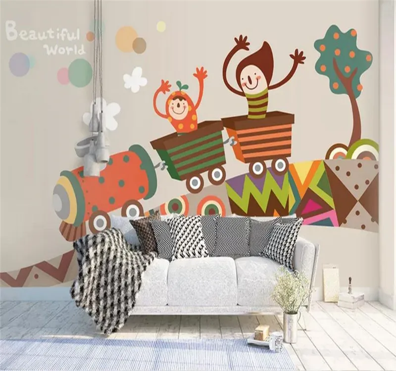Custom wallpaper cartoon children's wall children's room mural decoration waterproof material
Custom wallpaper cartoon children's wall children's room mural decoration waterproof material