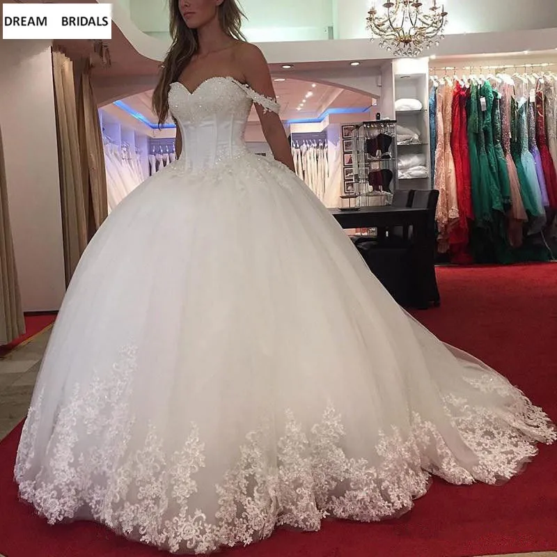 Vestido De Noiva 2019 Lace Saudi Arabic Wedding Gown Ball Gown Sweetheart Appliques Beading Wedding Dress Bridal Dress Trouwjurk
Vestido De Noiva 2019 Lace Saudi Arabic Wedding Gown Ball Gown Sweetheart Appliques Beading Wedding Dress Bridal Dress Trouwjurk