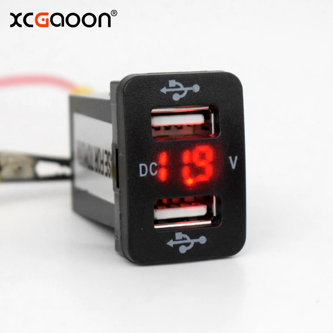 XCGaoon 5pcs 5V 4.2A Dual USB Port Car Charger With LED Voltmeter Adapter Socket For TOYOTA, input DC 12V-24V DC-DC Converter
XCGaoon 5pcs 5V 4.2A Dual USB Port Car Charger With LED Voltmeter Adapter Socket For TOYOTA, input DC 12V-24V DC-DC Converter