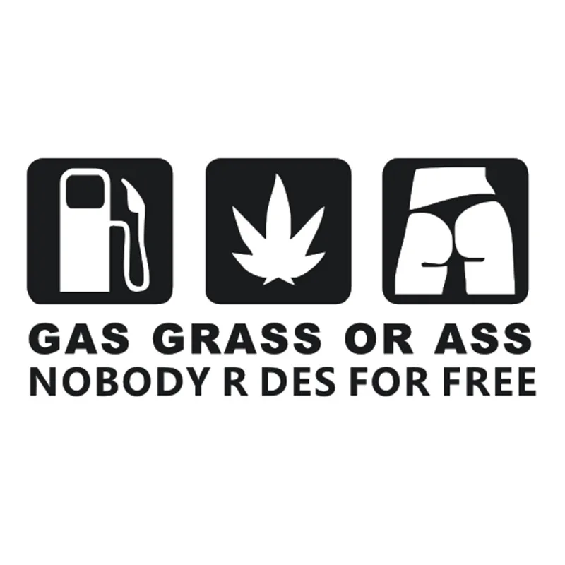 Бесплатная доставка, наклейки на автомобиль с изображением газовой травы или задницы
Бесплатная доставка, наклейки на автомобиль с изображением газовой травы или задницы