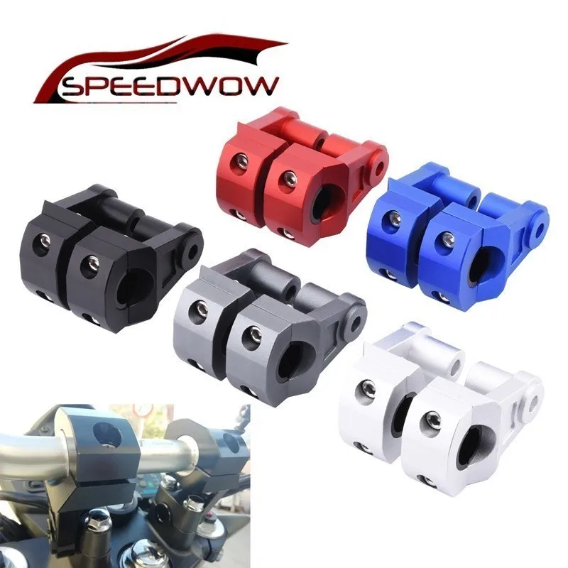 SPEEDWOW 22/28mm Motorcycle Handlebar Riser Clamp Mount Clamp Lifter For Suzuki Yamaha Kawasaki BMW Honda
SPEEDWOW 22/28mm Motorcycle Handlebar Riser Clamp Mount Clamp Lifter For Suzuki Yamaha Kawasaki BMW Honda
