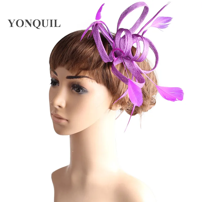 Elegant For Wedding Purple Fascinator Women Sposa Hats Party Headpiece Wedding Hair Accessory Events Headwear Hair Combs TMYQ108
Elegant For Wedding Purple Fascinator Women Sposa Hats Party Headpiece Wedding Hair Accessory Events Headwear Hair Combs TMYQ108