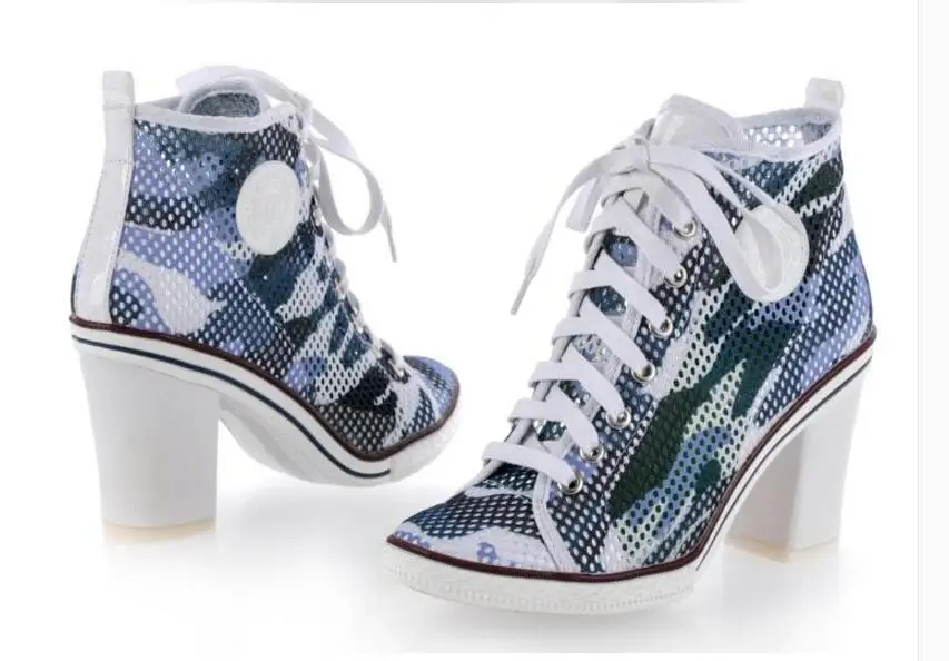 Kaeve New Blue White Mesh Pumps Chunky Heel Shoes Casual Lace-up Woman Shoes Fashion Cross-tied Shoes Woman
Kaeve New Blue White Mesh Pumps Chunky Heel Shoes Casual Lace-up Woman Shoes Fashion Cross-tied Shoes Woman