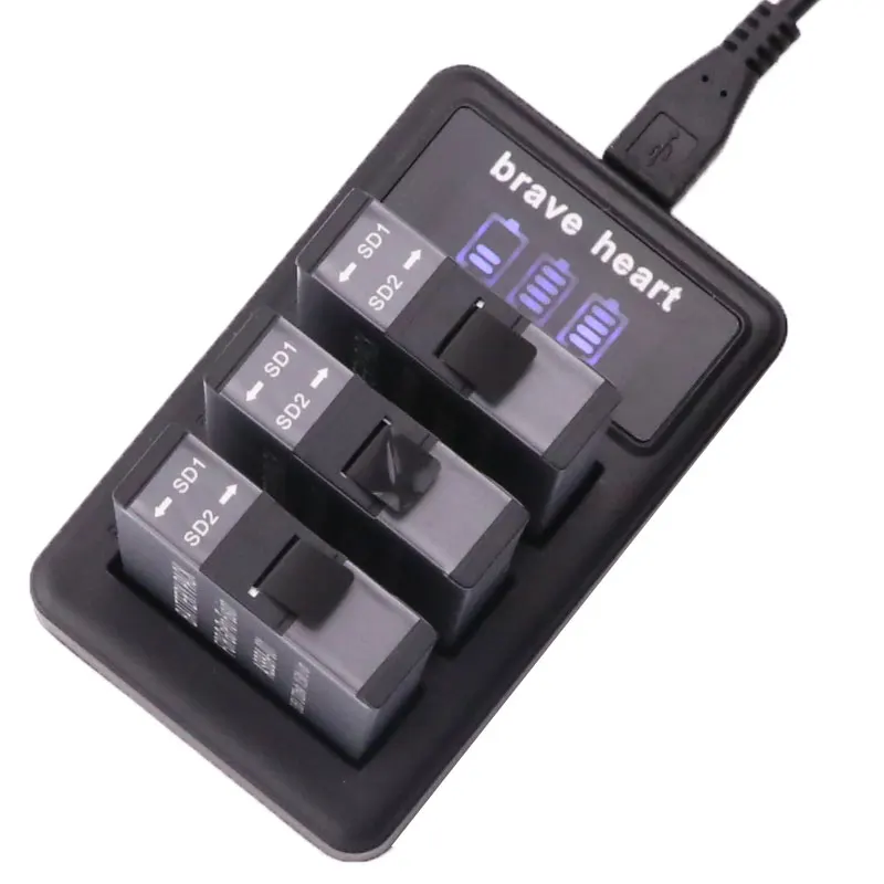 2720mAh Gopro Fusion Battery +3lots LCD Charger for Gopro Fusion 360 Degree Camera ASBBA-001 Battery 360 Degree Action Camera
2720mAh Gopro Fusion Battery +3lots LCD Charger for Gopro Fusion 360 Degree Camera ASBBA-001 Battery 360 Degree Action Camera