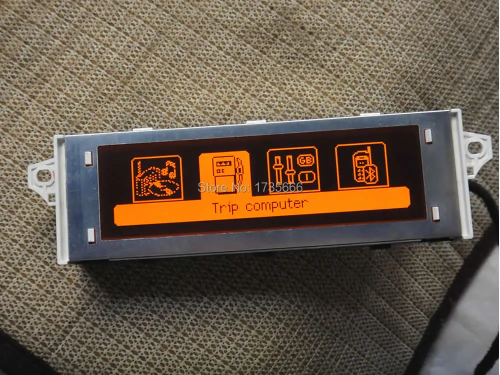 Оригинальный красный дисплей с поддержкой USB и Bluetooth монитор 12 контактный для Peugeot