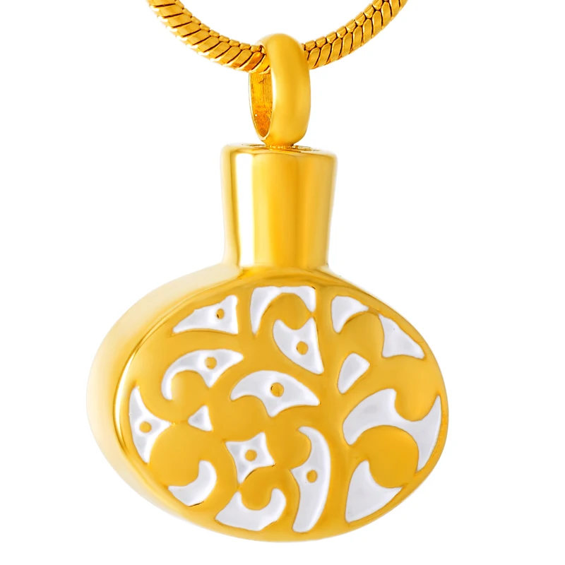 IJD9387 Stainless Steel Tree and Leaf Oval Cremation Memorial Necklace for Ashes Urn Souvenir Keepsake Pendant Jewelry
IJD9387 Stainless Steel Tree and Leaf Oval Cremation Memorial Necklace for Ashes Urn Souvenir Keepsake Pendant Jewelry
