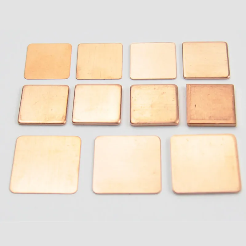 10pcs 20x20 15x15 0.1/0.3/0.4/0.5/0.8/1.0/1.2mm DIY Copper Heatsink thermal Pad Laptop CPU VGA Chip RAM Cooler
10pcs 20x20 15x15 0.1/0.3/0.4/0.5/0.8/1.0/1.2mm DIY Copper Heatsink thermal Pad Laptop CPU VGA Chip RAM Cooler