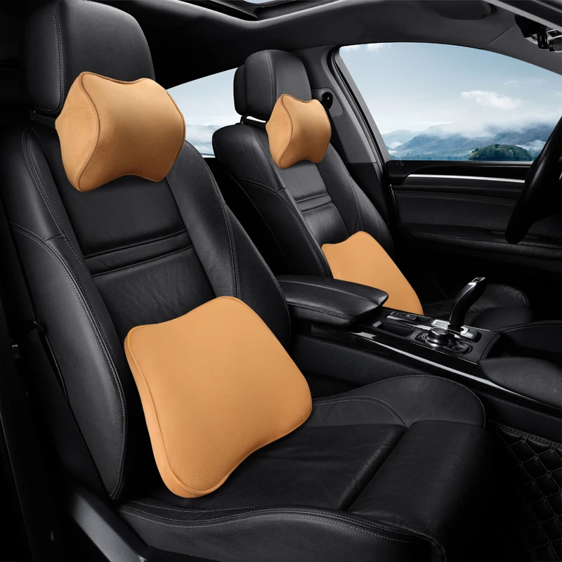 KKYSYELVA Memory Foam Lumbar Support Cushion For Car And Headrest Neck Pillow Kit Interior Accessories
KKYSYELVA Memory Foam Lumbar Support Cushion For Car And Headrest Neck Pillow Kit Interior Accessories