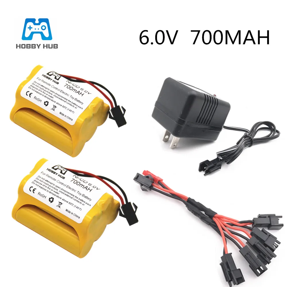 Hobby Hub nicd 6V 700mAH battery+charger for RC car ship robot Electric Remote Control toys AA 6.0v 700 mah rechargeable battery
Hobby Hub nicd 6V 700mAH battery+charger for RC car ship robot Electric Remote Control toys AA 6.0v 700 mah rechargeable battery