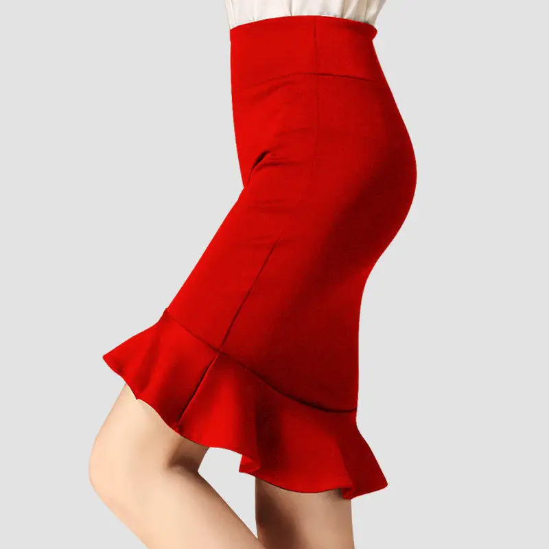 Женская сексуальная облегающая стрейчевая юбка-карандаш большого размера 6XL