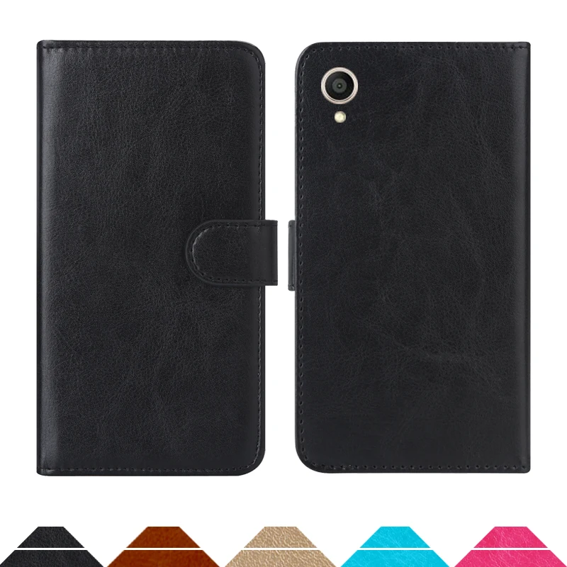 

Luxury Wallet Case For ASUS Zenfone Live L1 (G552KL) Go Edition PU Leather Retro Flip Cover Magnetic Fashion Cases Strap