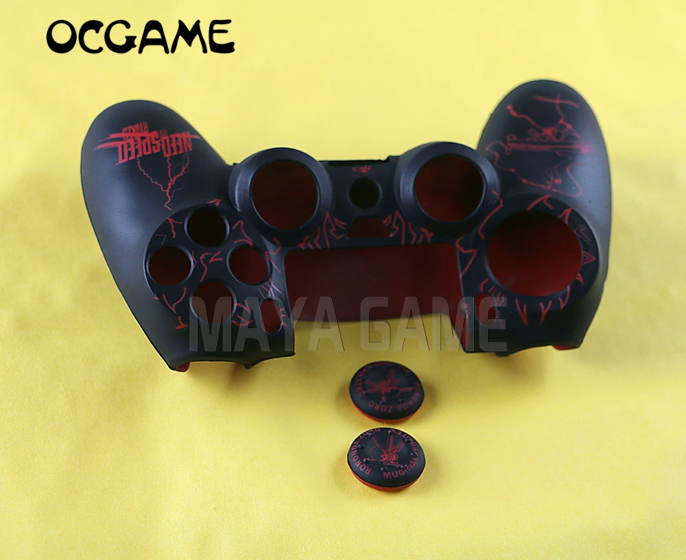 OCGAME 10pcs/lot Soft Silicone Rubber Skin Case Cover For PlayStation 4 PS4 Controllers with the 3d joystick cap and box
OCGAME 10pcs/lot Soft Silicone Rubber Skin Case Cover For PlayStation 4 PS4 Controllers with the 3d joystick cap and box