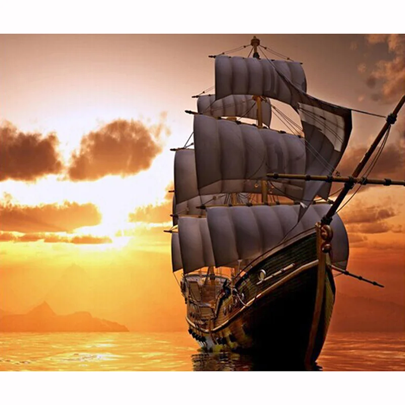 5D Diamond Embroidery Sunset Sailboat Cross Stitch DIY Diamond Painting Full Diamond Sea Scenery Rhinestones Home Decor Gift
5D Diamond Embroidery Sunset Sailboat Cross Stitch DIY Diamond Painting Full Diamond Sea Scenery Rhinestones Home Decor Gift