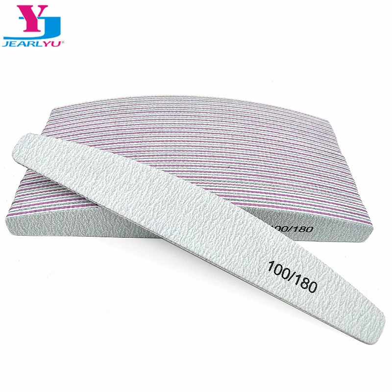 50X Nail Files Washable Double-Side Emery Board Lima Unghie 100/180 Grit Nail Tips Sanding Buffering Salon Manicure e Acessorios
50X Nail Files Washable Double-Side Emery Board Lima Unghie 100/180 Grit Nail Tips Sanding Buffering Salon Manicure e Acessorios