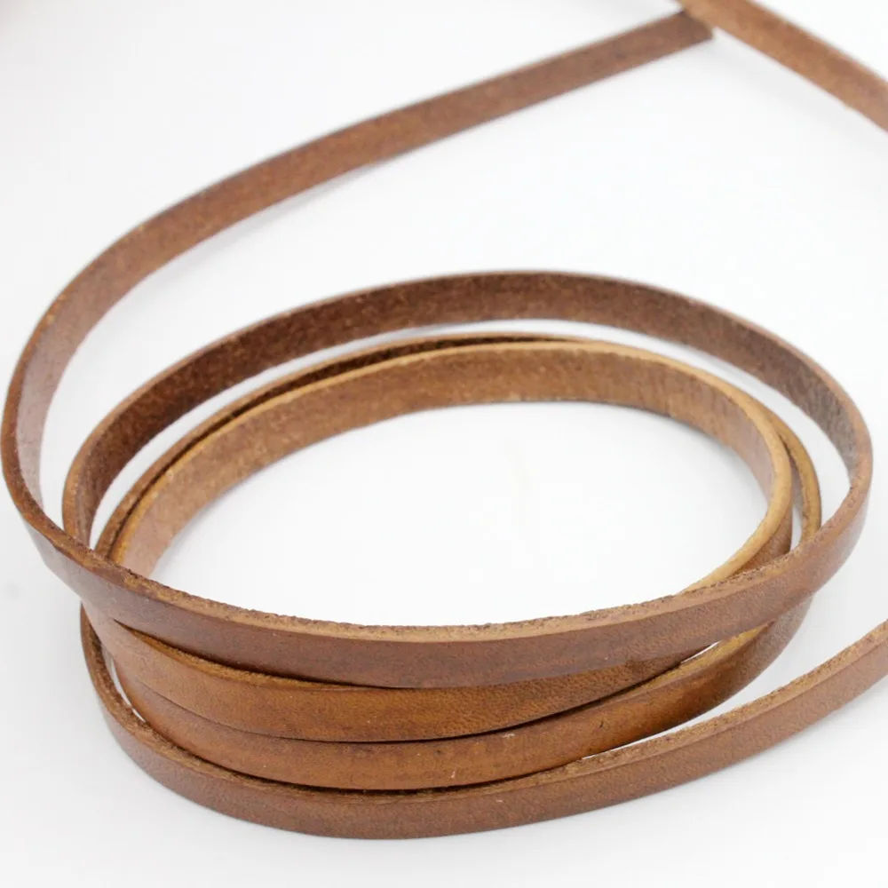 1 Yard 6x2 MM Genuine Cowhide Leather Strip for Bracelet Necklace Making Real Leather Strap Burnt Natural for DIY Jewelry Cloth
1 Yard 6x2 MM Genuine Cowhide Leather Strip for Bracelet Necklace Making Real Leather Strap Burnt Natural for DIY Jewelry Cloth