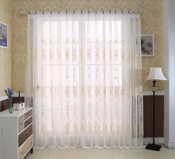 Living Room Bedroom Beautiful Cotton Linen Embroidery Tulle Blind Sheer Curtain Floral Curtain Hook Top
Living Room Bedroom Beautiful Cotton Linen Embroidery Tulle Blind Sheer Curtain Floral Curtain Hook Top