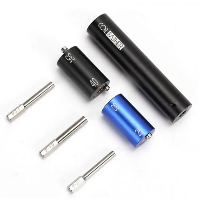 Coil Father Coiling Kit 25/30/35/40 Heating wire Coil Jig Classic coiling tool Easy to use simply trap your wire
Coil Father Coiling Kit 25/30/35/40 Heating wire Coil Jig Classic coiling tool Easy to use simply trap your wire