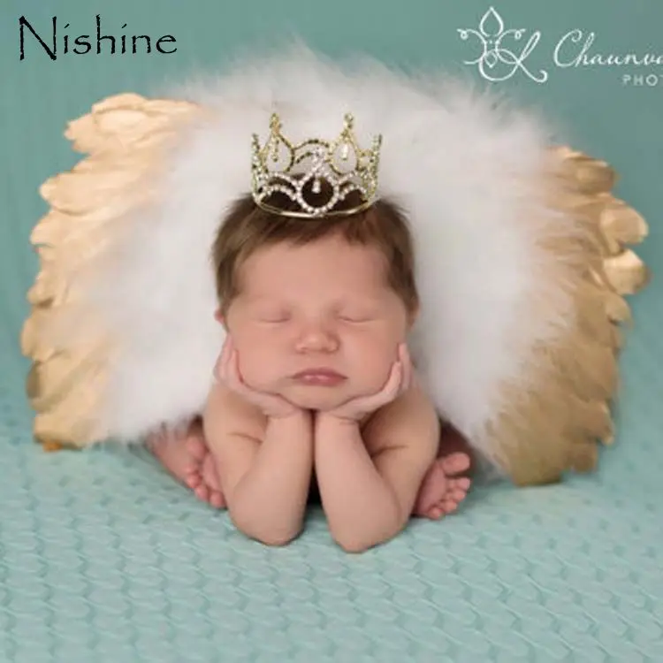 Компл. для новорожденных девочек и мальчиков NISHINE, 2 шт./компл., золотистые колпачки с перьями, ободок с листьями для первого дня рождения
Компл. для новорожденных девочек и мальчиков NISHINE, 2 шт./компл., золотистые колпачки с перьями, ободок с листьями для первого дня рождения