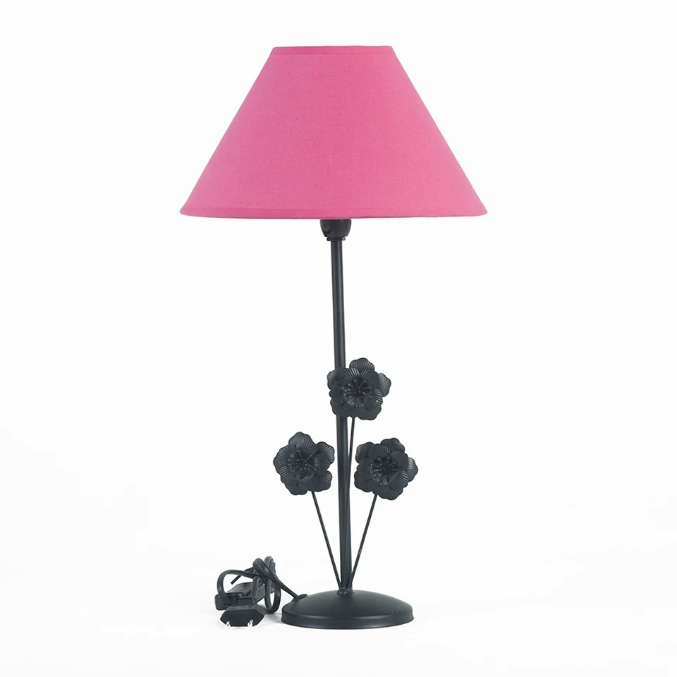 2 шт. розовых настольных ламп с E14 и 1 желтых педантных светильников базой E27 лучший