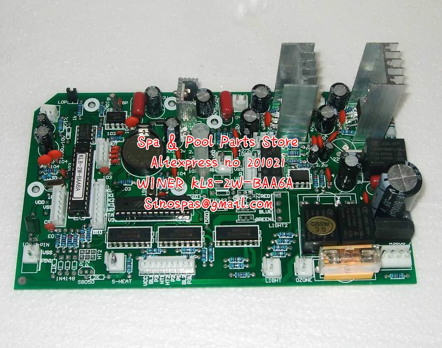 

China KL8-2W-BAA6A low voltage circuit board for Hotpool Amc 2 pump spa