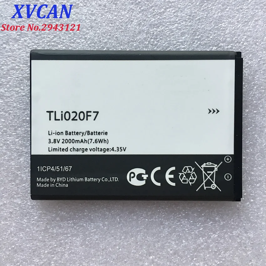 TLI020F7 Батарея для Alcatel PIXI 4 5045D Pop 2 5042D C7 7040 7040D 7041 7041D J720 J720T J726T so2 аккумулятор 2000