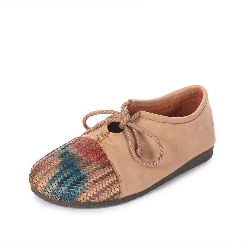 2019 VALLU Women Shoes National Style Tie Dyed Color Retro Design Art Flats Ladies Genuine Leather Stitching Weaving Shoes
2019 VALLU Women Shoes National Style Tie Dyed Color Retro Design Art Flats Ladies Genuine Leather Stitching Weaving Shoes