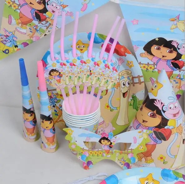 148pcs Dora Theme Package Kids Birthday Decoration Set Theme Party Supplies Baby Birthday Party Pack
148pcs Dora Theme Package Kids Birthday Decoration Set Theme Party Supplies Baby Birthday Party Pack