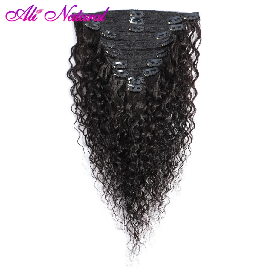 Peruvian Water Wave Real Human Hair Clip In Extensions Non Remy 120G/Set Natural Black Color 10Pcs Free Shipping
Peruvian Water Wave Real Human Hair Clip In Extensions Non Remy 120G/Set Natural Black Color 10Pcs Free Shipping