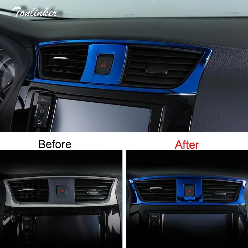 Тонлинкер, наклейки для Nissan SYLPHY 2012-18, автомобильный стиль, 1 шт., нержавеющая сталь, приборная панель, средний выход, чехол, наклейки
Тонлинкер, наклейки для Nissan SYLPHY 2012-18, автомобильный стиль, 1 шт., нержавеющая сталь, приборная панель, средний выход, чехол, наклейки