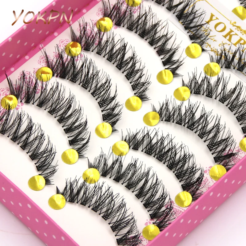 YOKPN Makeup False Eyelashes Eyelash 1 Box 10 Pairs Of False Eyelashes Naturally Thick Stage Cross False Eyelashes Smoky Makeup
YOKPN Makeup False Eyelashes Eyelash 1 Box 10 Pairs Of False Eyelashes Naturally Thick Stage Cross False Eyelashes Smoky Makeup