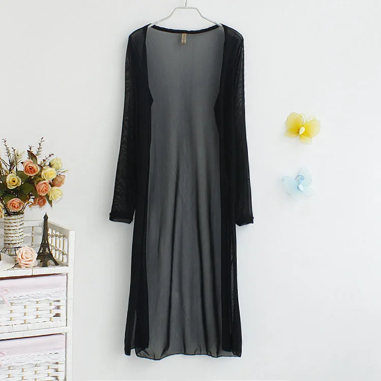 New shawl sunscreen shirt air conditioning transparent mesh female cardigan long large mesh thin summer
New shawl sunscreen shirt air conditioning transparent mesh female cardigan long large mesh thin summer