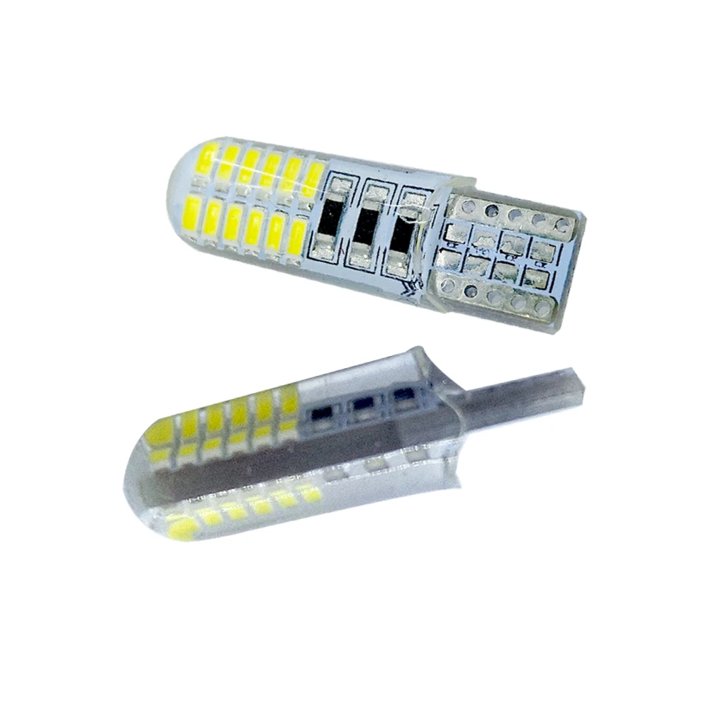 100 шт. T10 4014 24LED W5W автомобильный боковой клинообразный светильник задний для