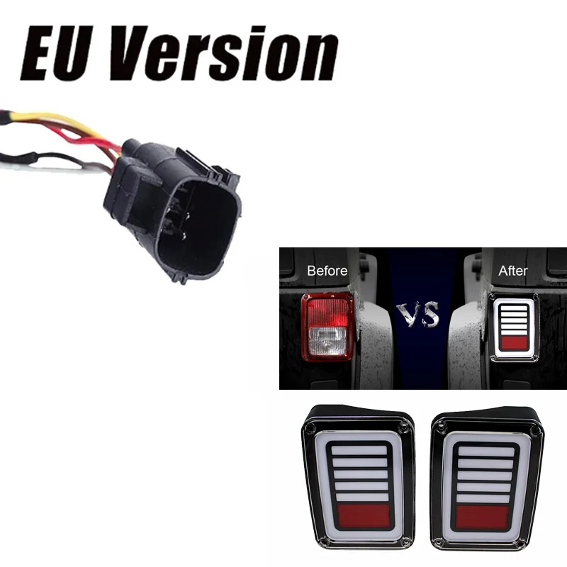Upgraded For Jeep Wrangler JK LED Tail Lights Smoked for 07-17 Jeep Wrangler Reverse Light Turn Signal Lamp Running Lights
Upgraded For Jeep Wrangler JK LED Tail Lights Smoked for 07-17 Jeep Wrangler Reverse Light Turn Signal Lamp Running Lights