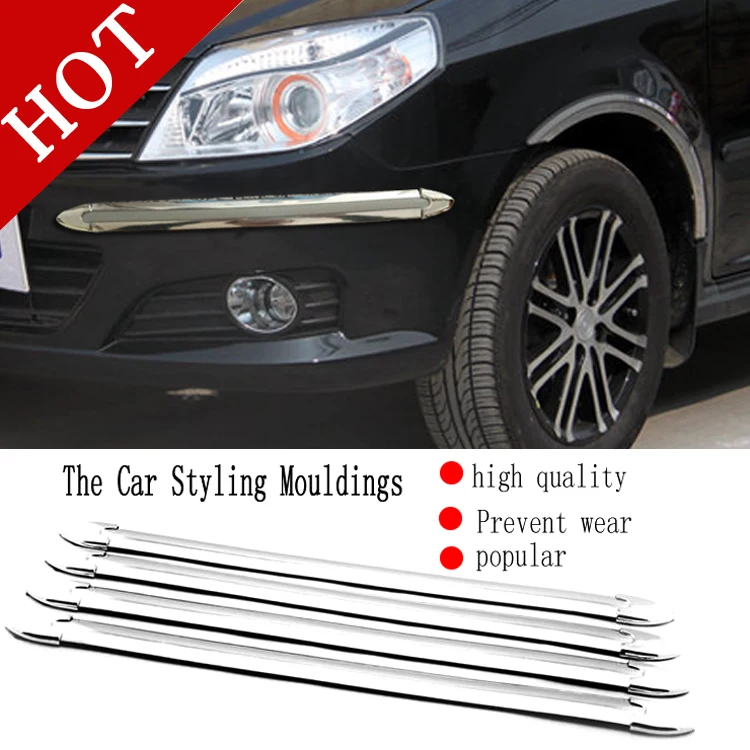 4pcs Universal car crash bar car body bumper strips anti-rub car body bumper scratch decorative strips Protection stickers
4pcs Universal car crash bar car body bumper strips anti-rub car body bumper scratch decorative strips Protection stickers
