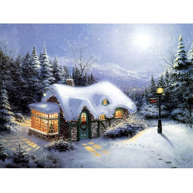Diamond Embroidery 5D Needlework Landscape Snow House Full Drill Square Diamond Painting Cross Stitch Crystal Wall Picture
Diamond Embroidery 5D Needlework Landscape Snow House Full Drill Square Diamond Painting Cross Stitch Crystal Wall Picture