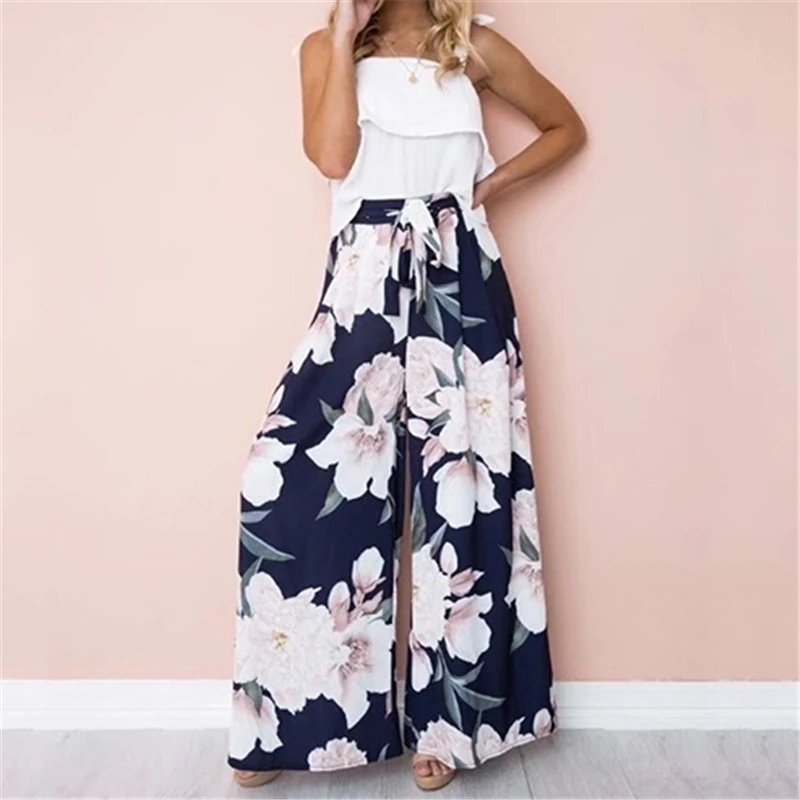 Womens High Waist Trousers Flare Wide Leg Pants Women Long Loose Pants Flower Print Palazzo Trousers Female Full Length Trousers
Womens High Waist Trousers Flare Wide Leg Pants Women Long Loose Pants Flower Print Palazzo Trousers Female Full Length Trousers