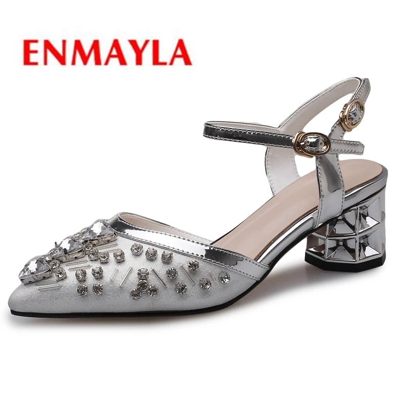 ENMAYLA Hot Selling Synthetic Basic Med Woman Shoes Pointed Toe Casual Buckle Strap Women Pumps Size 34-40 LY1098
ENMAYLA Hot Selling Synthetic Basic Med Woman Shoes Pointed Toe Casual Buckle Strap Women Pumps Size 34-40 LY1098