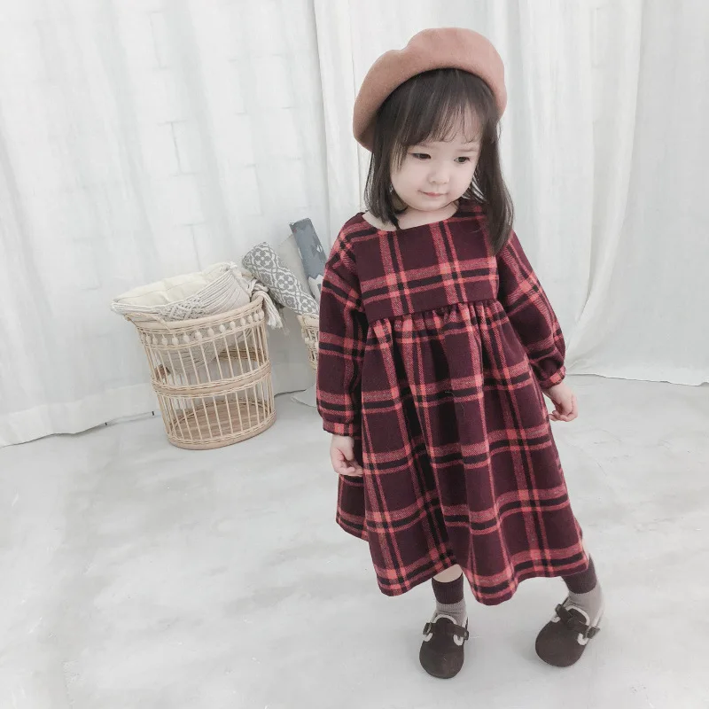 Kid Baby Clothing Dress 2019 New Spring Autumn Girls Dress Long-Sleeve Plaid Princess Dress Design Kids Clothes Party Dress 1-6Y
Kid Baby Clothing Dress 2019 New Spring Autumn Girls Dress Long-Sleeve Plaid Princess Dress Design Kids Clothes Party Dress 1-6Y