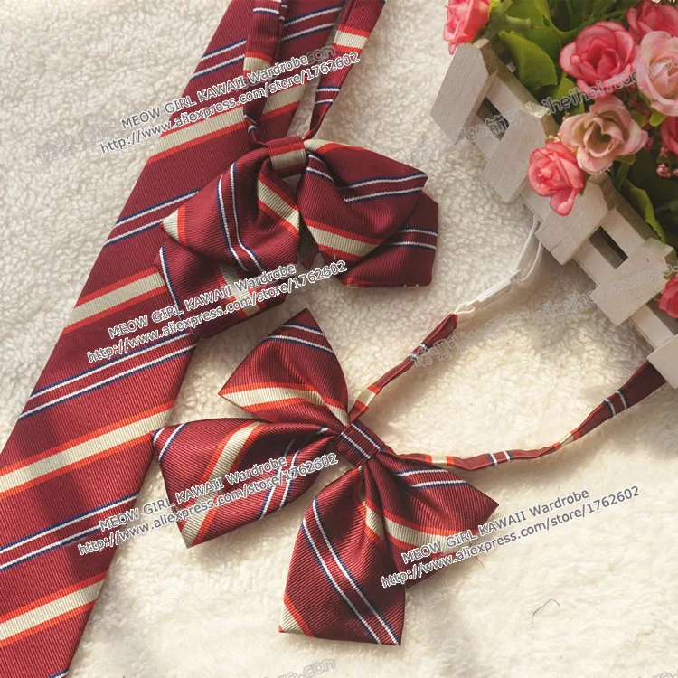 Anime "Aoha Ride" Boy's & Girl's Japanese Uniform JK Neck Tie Stripped Bowknot Lolita Tie Preppy Style Cosplay
Anime "Aoha Ride" Boy's & Girl's Japanese Uniform JK Neck Tie Stripped Bowknot Lolita Tie Preppy Style Cosplay