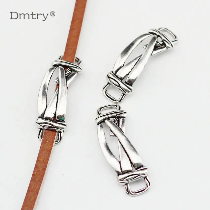 Dmtry 5pcs Ancient Silver Irregular Geometry Connector Use With 5mm Leather Rope For Making Jewelry BB0024
Dmtry 5pcs Ancient Silver Irregular Geometry Connector Use With 5mm Leather Rope For Making Jewelry BB0024