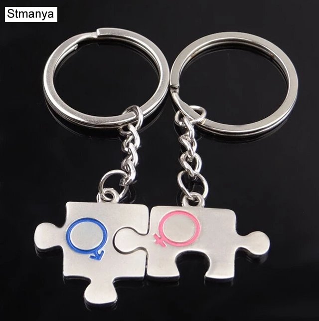 2 pcs Popular Puzzle Lover Key Chain Women Men Couples Romantic Metal keychain Car Key Ring For Valentine's Day Gift 17291
2 pcs Popular Puzzle Lover Key Chain Women Men Couples Romantic Metal keychain Car Key Ring For Valentine's Day Gift 17291