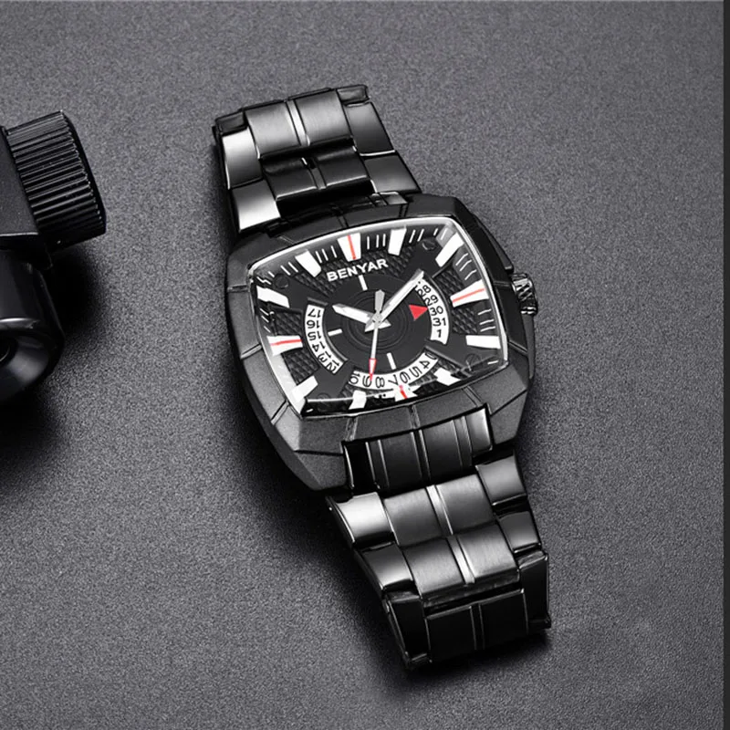BENYAR New Gold Quartz Men Watch Top Brand Business Stainless Steel Clock Fashion Men Sports Waterproof Watch Relogio Masculino
BENYAR New Gold Quartz Men Watch Top Brand Business Stainless Steel Clock Fashion Men Sports Waterproof Watch Relogio Masculino