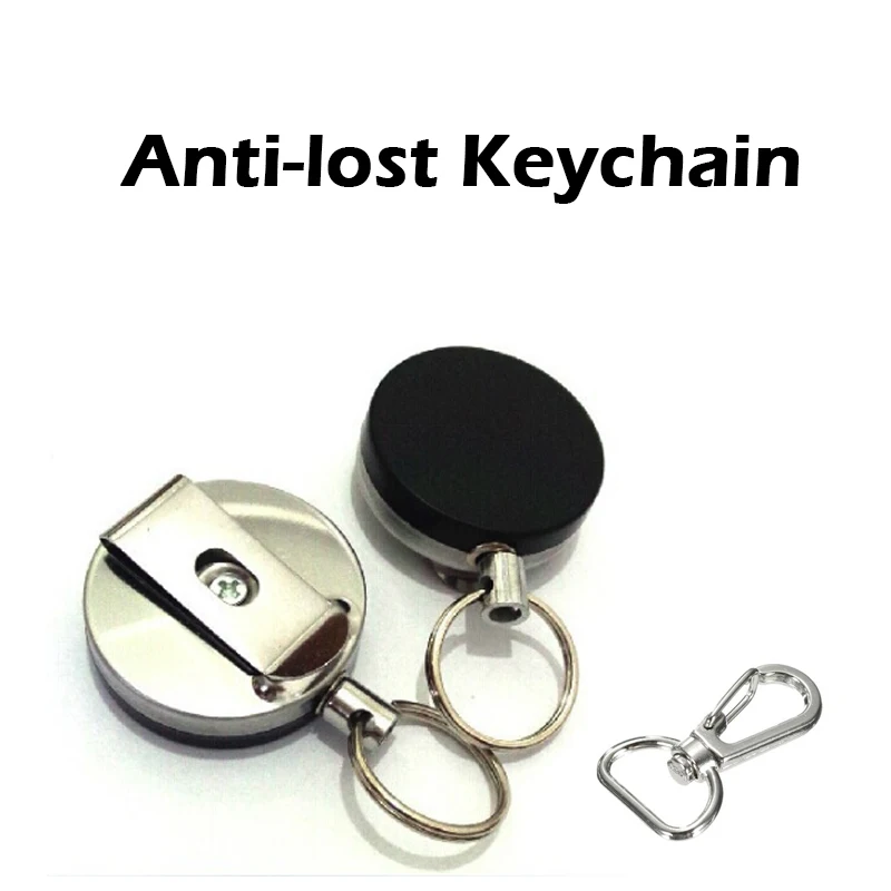 1pcs Outdoors Games Anti-lost Resilience Steel Wire Rope Elastic Keychain Recoil Sporty Retractable Key Ring Gag Practical Jokes
1pcs Outdoors Games Anti-lost Resilience Steel Wire Rope Elastic Keychain Recoil Sporty Retractable Key Ring Gag Practical Jokes