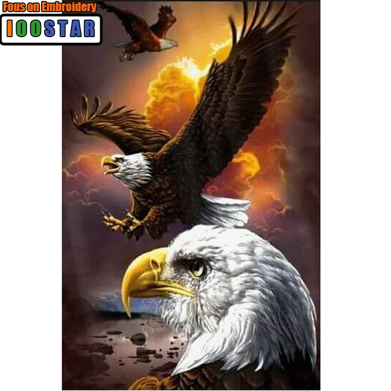 5D Diy Full Round Diamond Painting Soaring Eagle Mosaics Cross-stitch Diamond Embroidery New Year Decoration Gifts
5D Diy Full Round Diamond Painting Soaring Eagle Mosaics Cross-stitch Diamond Embroidery New Year Decoration Gifts