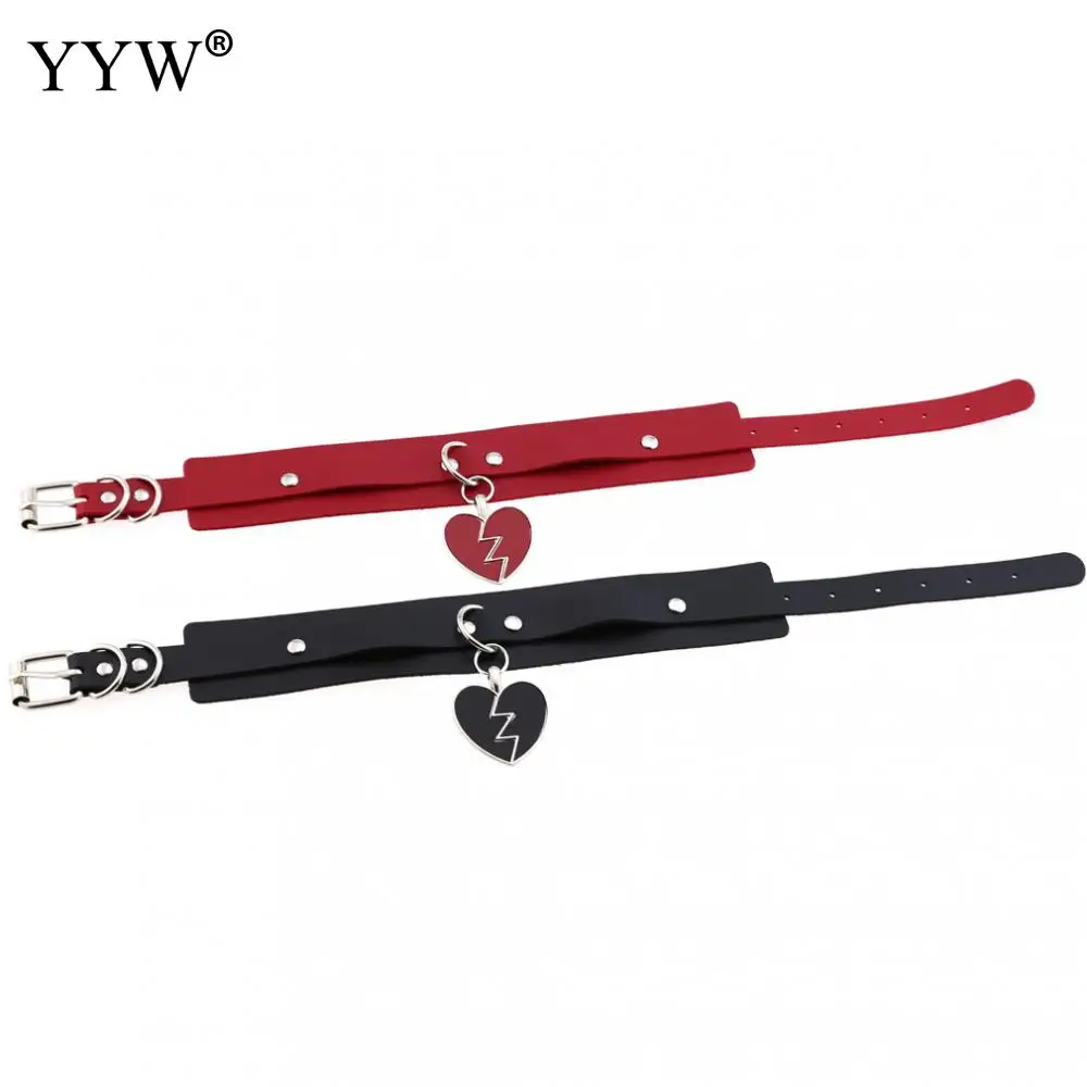 Black Punk Heart Choker Collar Goth fashion necklaces 2019 kawaii Leather Choker Women Girls Rock Harajuku Emo Gothic Jewelry
Black Punk Heart Choker Collar Goth fashion necklaces 2019 kawaii Leather Choker Women Girls Rock Harajuku Emo Gothic Jewelry