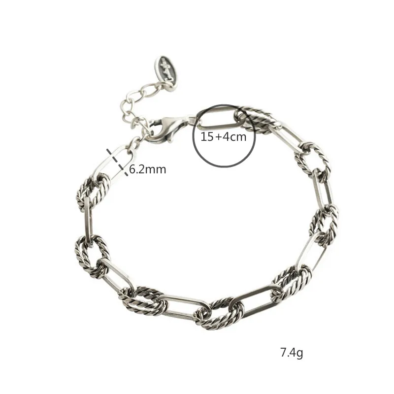 Flyleaf Geometric Vintage Twist Real 925 Sterling Silver Bracelets For Women Fine Jewelry Bracelets & Bangles Personalized
Flyleaf Geometric Vintage Twist Real 925 Sterling Silver Bracelets For Women Fine Jewelry Bracelets & Bangles Personalized