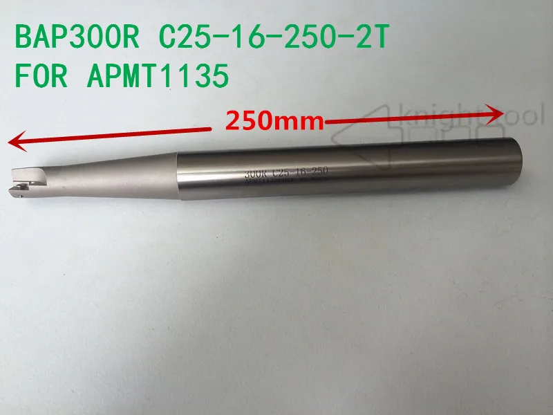 Rectangular transverse vertical milling cutter bar BAP300R C25-16-250-2T for APMT1135
Rectangular transverse vertical milling cutter bar BAP300R C25-16-250-2T for APMT1135
